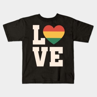 Love Black History Month Gift Kids T-Shirt